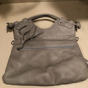 Grey convertible bag